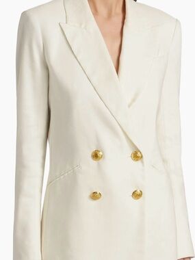 NEW WITH TAGS: Veronica Beard Cream Dale Dickey Blazer Jacket - Size 2